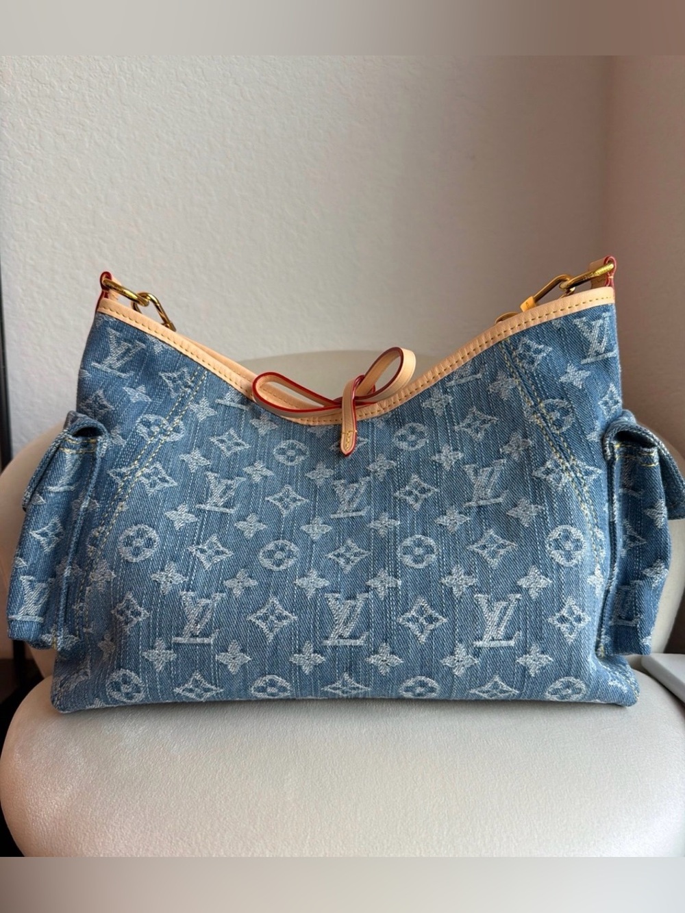 Louis Vuitton Carryall cargo PM denim - Picture 3 of 13